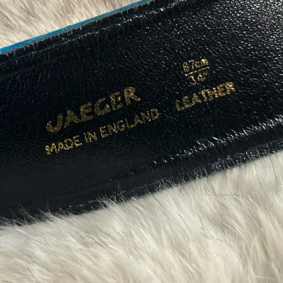 Vintage Jaeger leather belt - Picture 7 of 14